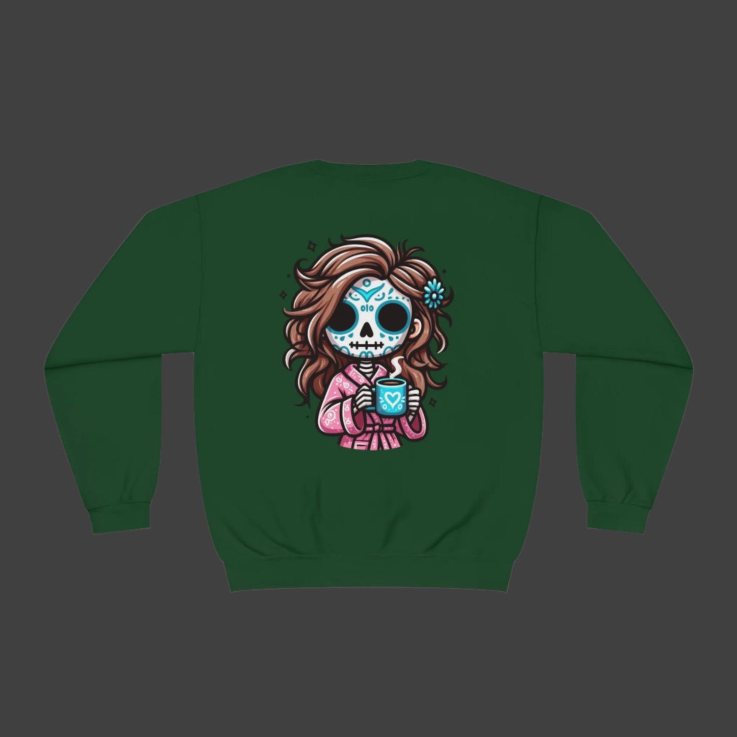 Sarah Drinking Coffee in the Morning Sweatshirt