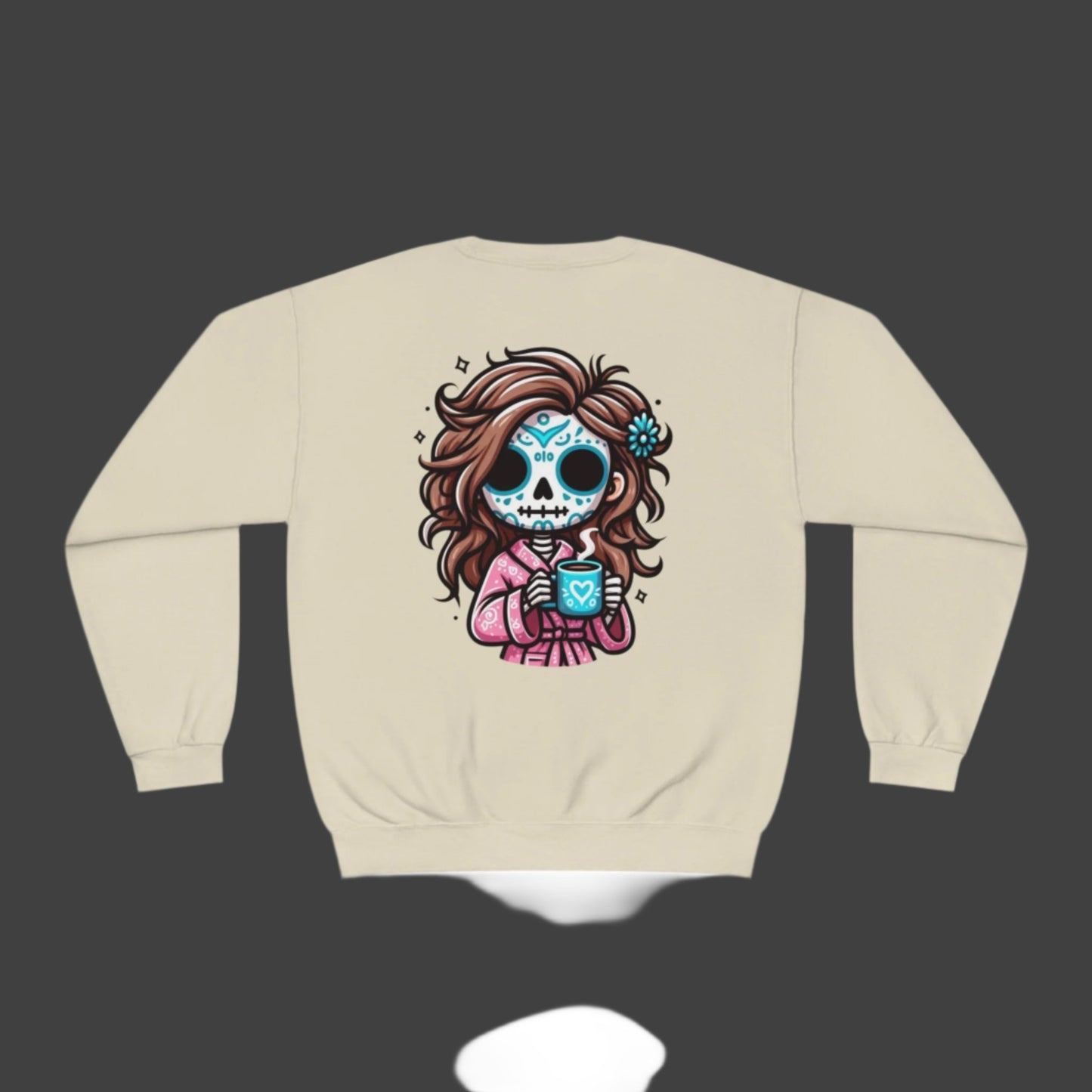 Sarah Drinking Coffee in the Morning Sweatshirt