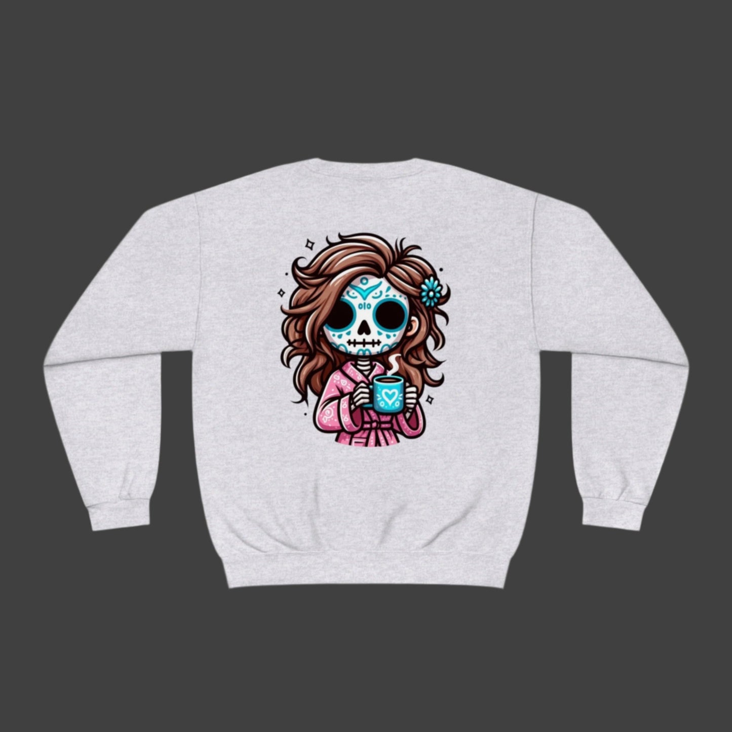 Sarah Drinking Coffee in the Morning Sweatshirt