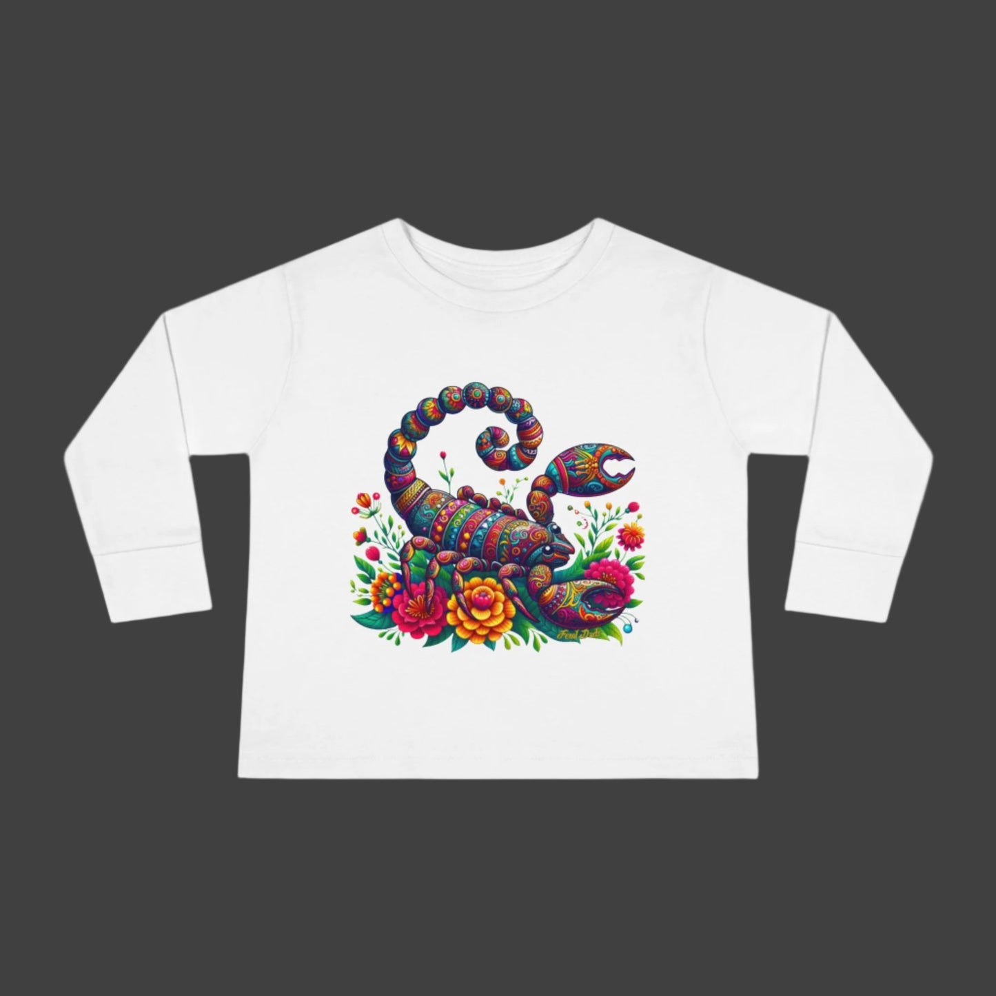 Beautiful Scorpion Toddler Long Sleeve Tee