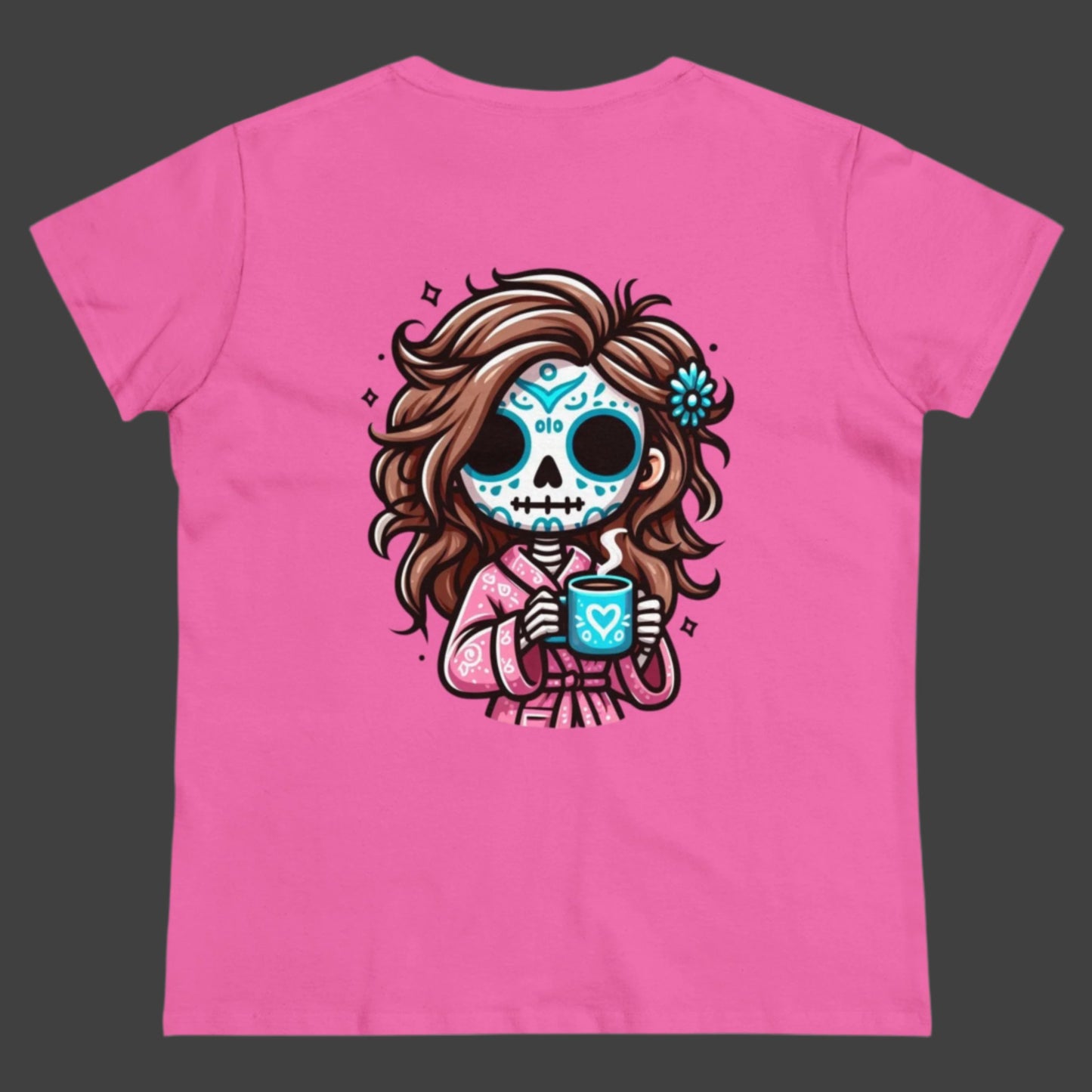 Sarah Drinking Coffee in the Morning Women's Tee