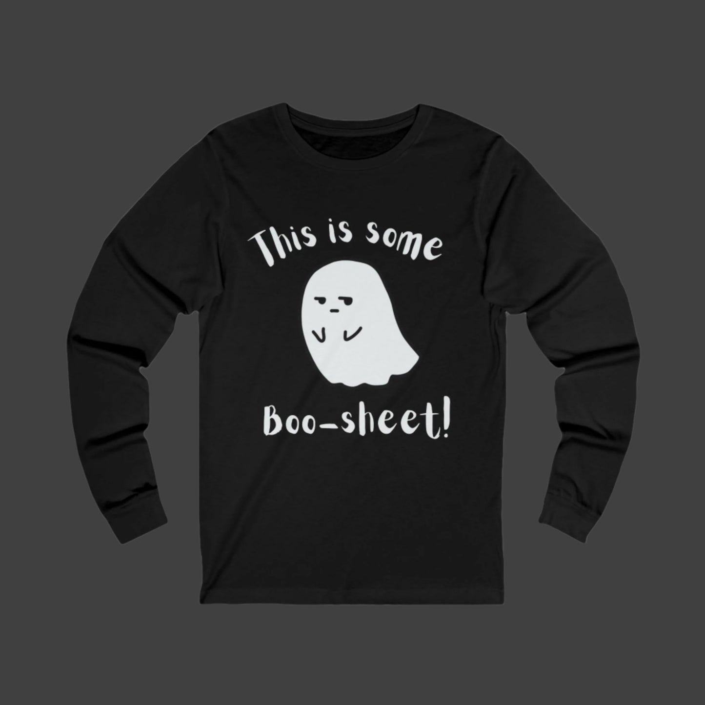 Boo-Sheet Ghost Long Sleeve Tee