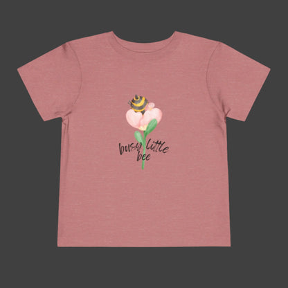 Bee Butt in a Flower Toddler Short Sleeve Tee