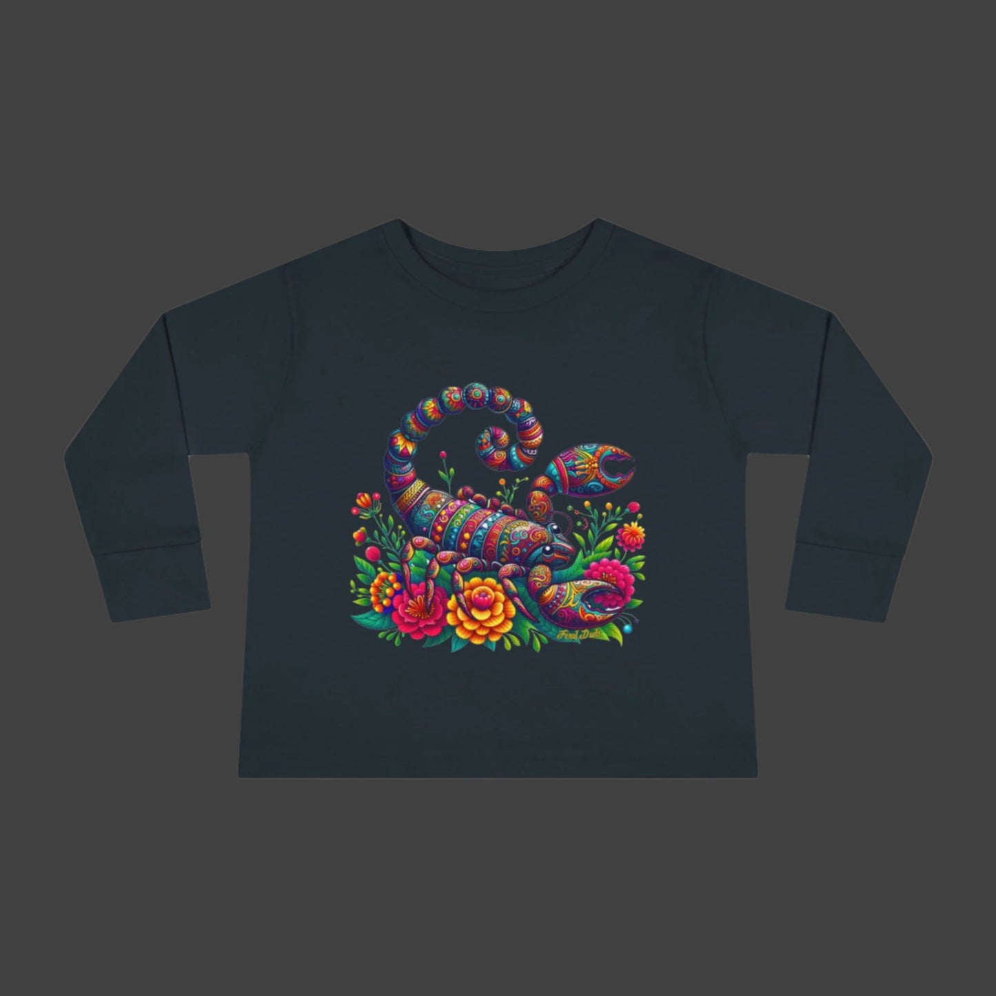 Beautiful Scorpion Toddler Long Sleeve Tee