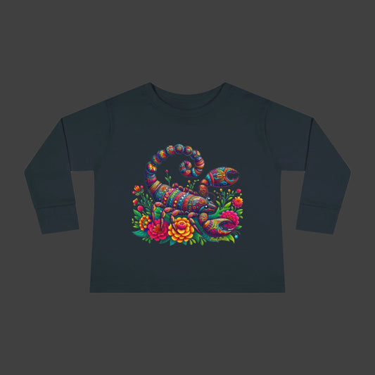 Beautiful Scorpion Toddler Long Sleeve Tee