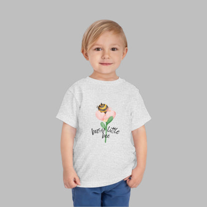 Bee Butt in a Flower Toddler Short Sleeve Tee