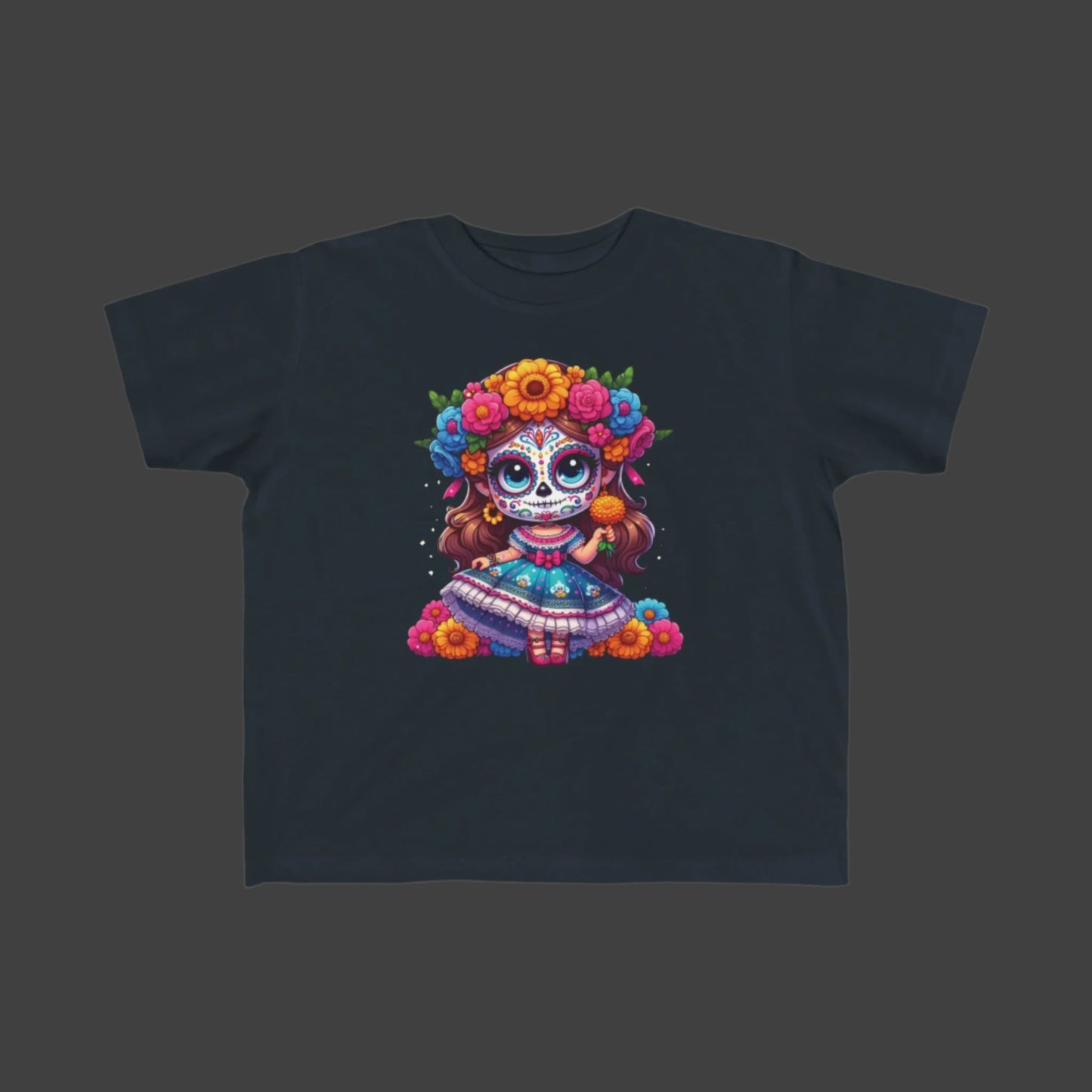 Beautiful Lady doing Halloween Toddler Tee