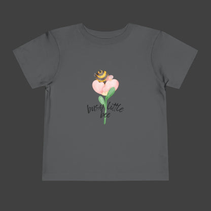 Bee Butt in a Flower Toddler Short Sleeve Tee